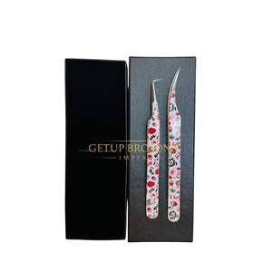 Meilleure pince à cils GETUP BROSONS IMPEX en acier inoxydable avec revêtement papier, design à volume de 90 degrés et 45 degrés - Product Image 5