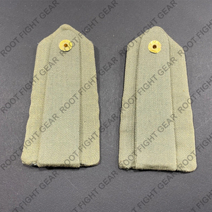 Albania Uniform Epaulet Shoulder <b>Badge</b> Customized Colors Embroidered Safety <b>Pin</b> Sew-On High Quality Bullion Wire - Product Image 4