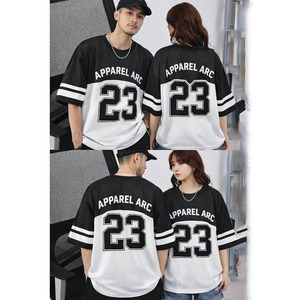 Camiseta deportiva unisex de malla ARC personalizada al por mayor, estilo streetwear oversize, proveedor de EE. UU. - Product Image 1