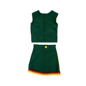 Costume de cheerleading pour femmes adultes en gros, uniformes personnalisés en polyester avec logo imprimé par sublimation, uniforme de cheerleading - Product Image 2