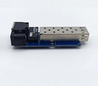 Konverter Fiber SFP Jarak Jauh YUNVO 10/100/1000M PCBA Ukuran Kecil Mini Media Converter Board dengan 1 Slot SFP untuk FTTH & CCTV