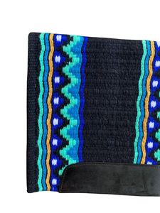 Couverture de selle western haut de gamme faite à la main en laine de Nouvelle-Zélande pour l'équitation en cowgirl, sur sentier et en concours, livraison mondiale - Product Image 2