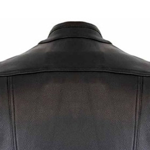 Chaleco de Motociclista de Cuero Genuino para Hombre, Estilo Biker, Transpirable, con Cierre de Cremallera, Sin Mangas, Servicio Personalizado OEM - Product Image 6