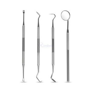 Kit de Instrumentos para Examen Dental, Espejo de Acero Inoxidable, Sonda Exploradora, Juego de Herramientas de Diagnóstico Oral - Product Image 6