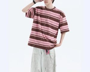 เสื้อเชิ้ตโอเวอร์ไซส์ลำลองสำหรับผู้ชาย ทรงหลวม สไตล์สตรีทแวร์ แขนสั้น สวมใส่สบาย ทันสมัย - Product Image 1