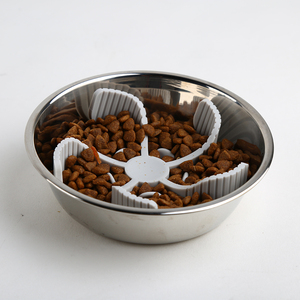 Comedero Lento para Perros, Inserto de Silicona, Compatible con Múltiples Tamaños de Tazón, Diseño Moderno - Product Image 1