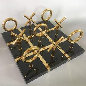 Artisanat métallique moderne pour la décoration intérieure de bureau, sculpture en acier inoxydable poli en forme de boule creuse - Product Image 3