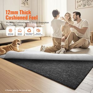 Tappetino Protettivo per Tappeti in Feltro di Poliestere a Doppia Superficie 2 X 8 (7,875 Pollici di Diametro Effettivo) Spessore 1/4 di Pollice, Antiscivolo - Product Image 2