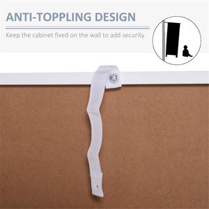 Mobile bagno nero a 2 porte con mensola elegante vanità per il Design del tuo bagno moderno - Product Image 6