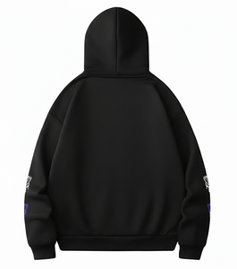 Nuevas sudaderas con capucha extragrandes con estampado de mariposas, estilo pullover con hombros caídos, nuevas sudaderas con capucha personalizadas OEM para hombre - Product Image 4