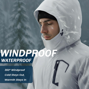 Heavy Duty <b>Winter</b> Ski <b>Jacket</b> <b>Waterproof</b> And Breathable Snow Coat Insulated Design For Optimal Performance In Snow Sports Gear - Product Image 2