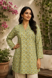 Indian Boutique Premium Quality Latest Exclusive Latest Printed Kurti for Girls Daily Office Regular Wear Suits Casual Wear - Product Image 1
