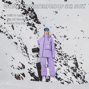 Unisex Tex Waterproof Windproof Breathable Quick Dry Hooded Ski Snowboard Suit Outdoor Winter Jacket <b>Pants</b> Plus Size Zipper <b>Wool</b> - Product Image 5