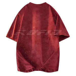 T-shirts surdimensionnés pour hommes en tissu premium, coupe ample, vêtements de tous les jours, fabricant en gros - Product Image 2