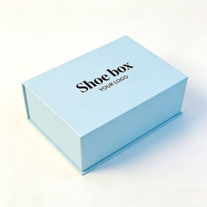 Caja de Empaque para Zapatos Magnética con Logotipo Impreso Personalizado de Boxit.pk, Caja de Regalo Plegable de Cartón Rígido, Portátil e Impermeable - Product Image 2