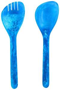 Serveur à salade en résine durable et décoratif pour la table de cuisine, artisanat brillant fait main pour la salle à manger, le mélange, le service et les cadeaux - Product Image 2