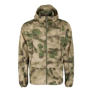 Chaqueta de Camuflaje Naranja con Ventilación Ajustable, Capucha con Cordón de Alta Calidad, Chaqueta Impermeable para Caza en Clima Frío - Product Image 2