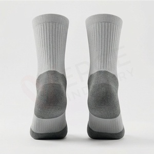 Men's Crew <b>Socks</b> Solid <b>Color</b> Knitted Breathable Cotton Autumn Daily Wear Regular Style - Product Image 2