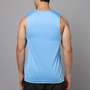 Camiseta sin Costuras para Maratón para Hombre, Ligera, Transpirable, de Poliéster, con Tirantes, de Buena Calidad, para Gimnasio y Deportes - Product Image 3