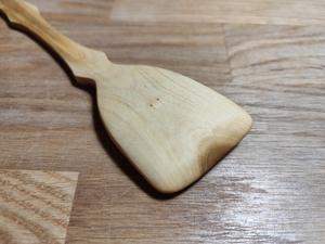 Cuchara de Té de Madera Hecha a Mano, Cuchara Medidora de Café y Azúcar de Madera Natural con Acabado Pulido - Product Image 3