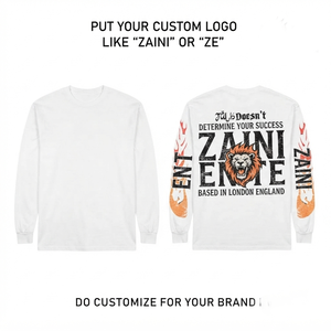 Sudadera de Algodón Premium de 420 GSM con Forro Polar, Media Cremallera, Cortavientos, Transpirable, Ecológica, Blanca, de Alto Gramaje, con Logotipo Personalizado OEM ODM - Product Image 1