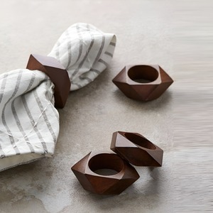 Anillo para Servilletas de Madera de Acacia, Diseño Artesanal, Calidad Exclusiva, Decoración para Mesa de Boda a un Precio Razonable - Product Image 3