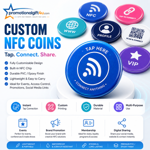 แท็ก NFC แบบกำหนดเอง พร้อมอีพ็อกซี่ RFID โทเค็น 13.56MHz NTAG213 กันน้ำ รูปทรงกลม สติ๊กเกอร์แท็ก NFC ขายส่ง - Product Image 5