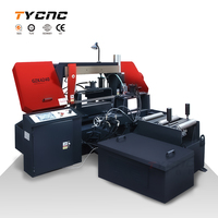 Commande numérique conventionnelle 400 mm GZK4240 coupe de métal CNC automatique Double colonne horizontale scie à ruban métallique