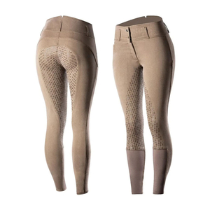 Pantalon d'équitation pour femme, tissu extensible anti-humidité, taille haute, assise intégrale - Product Image 4