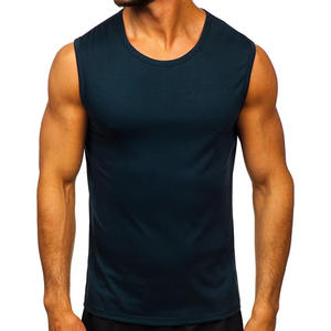 Camiseta Deportiva para Hombre, 100% Algodón, Secado Rápido, Transpirable, Ecológica, Chaleco Deportivo para Gimnasio, Running y Entrenamiento - Product Image 4
