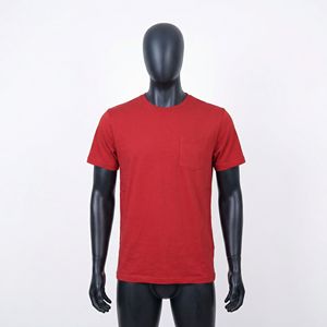 Camiseta de Cuello Redondo para Hombre, Color Verde Oliva, Talla Grande, Manga Corta, Corte Holgado, Estilo Básico, Logotipo Personalizado, OEM, ODM, Ropa al por Mayor - Product Image 2