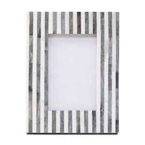 Marco de Fotos Rectangular de Madera 4x6, Personalizable, Hecho a Mano, con Incrustaciones de Hueso, Impresión UV, Ecológico, para Decoraciones de Boda 2026 - Product Image 5