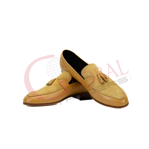 Chaussures habillées pour hommes en cuir véritable, fabriquées à la main, élégantes et de luxe, prix d'usine, vente en gros - Product Image 2