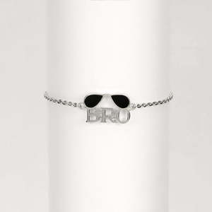 Rakhi de Plata de Ley 925 con Baño de Rodio para Él, Rakhi Minimalista Unisex con Hilo para Hermano o Hermana - Product Image 2