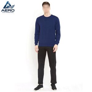 <b>Men</b> <b>Black</b> & Blue Solid Color Contrast Training Sport Wear Sweatsuit, Customized Logo Print Causal Wear <b>Men</b> Sweatsuit - Product Image 5