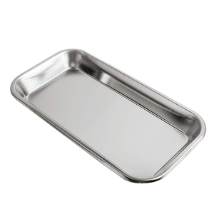 Oem Best Sale 2024 Hollow Ware Instruments Tray Shallow (Mayo) Stainless Steel Surgical Manual Lightweight Reusable CE Certified - Product Image 2
