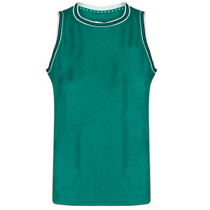 Maillot de basket sans manches rouge pour homme, séchage rapide, 100 % polyester, coupe classique, adultes, toutes saisons, impression sublimée - Product Image 2