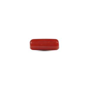 Natural Red Coral Cabochon Loose Gemstone Lot 5.7 Carat 4x6mm for Fine Jewelry - Product Image 2