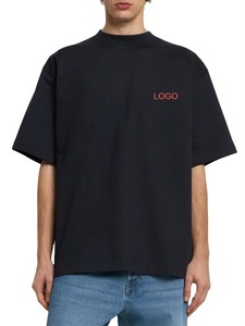 เสื้อยืดผู้ชายสีเขียวมะกอก ผ้าฝ้าย แขนสั้น ทรงปกติ คอกลม ลำลอง สีพื้น ผ้าเจอร์ซีย์ถัก - Product Image 6