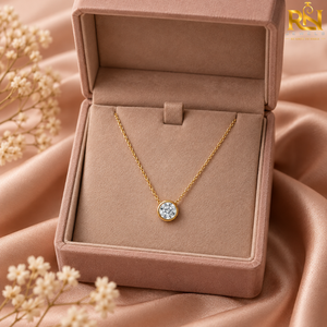 Charmes en diamant de laboratoire Elite Bezel, 2 carats, clarté VVS2, or massif 9K, 14K, 18K, bijoux fins de luxe |   Style intemporel - Product Image 3