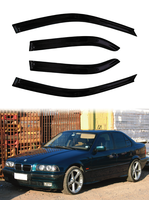 Pare-soleil en acrylique pour vitres de voiture BMW Série 3 E36 1992-1998, protection contre la pluie, BM482, double ruban adhésif