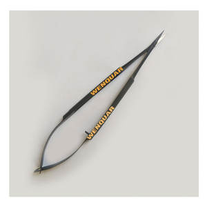 Porte-aiguille Castroviejo en acier inoxydable noir de qualité supérieure, ciseaux de 18 cm, forceps chirurgical, fournisseur professionnel Wenquar - Product Image 1