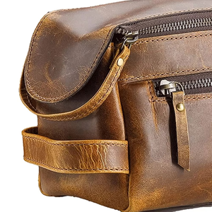 Bolsa de Aseo Vintage de Gran Capacidad con Cierre de Cremallera, Diseño de Letras en Poliéster, Resistente al Agua, para Viajes, para Hombre - Product Image 6