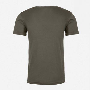 T-shirts pour hommes à col en V, qualité coton premium, manches courtes, vente en gros, design imprimé tendance pour hommes, t-shirts à col en V de marque pas chers - Product Image 4