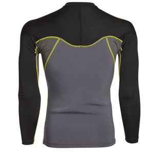 Vente en gros de rashguards à manches longues pour hommes, sous-vêtement de base pour BJJ, entraînement athlétique, musculation, anti-UV et respirant - Product Image 3