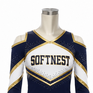 Uniformes de cheerleading personnalisés OEM ODM de haute qualité, prix d'usine, respirants, légers, confortables, vêtements de sport d'équipe - Product Image 3