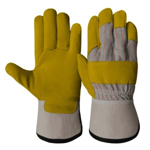Guantes de Trabajo de Cuero Cómodos de Alta Calidad, Protección Industrial para las Manos, Guantes de Seguridad para Trabajadores - Product Image 1