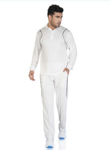 Conjunto de Uniforme de Cricket de Manga Corta para Hombre Adulto, Colores Personalizados, Transpirable, de Secado Rápido, Camiseta y Pantalón de Algodón/Poliéster K.A-T995 - Product Image 5