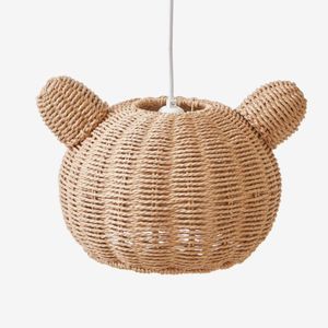 Lampe suspendue en jonc de mer pour chambre de bébé, lampe suspendue tissée naturelle, luminaire de plafond en fibre naturelle pour chambre à coucher et chambre d'enfant - Product Image 2