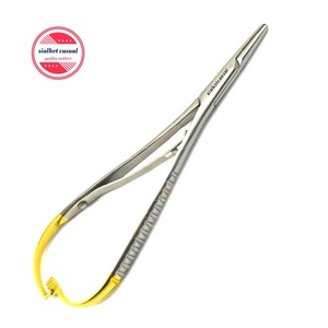 Soporte de aguja profesional TC Ryder, insertos de carburo de tungsteno de 9 ", soporte de aguja de acero inoxidable, instrumentos quirúrgicos - Product Image 6